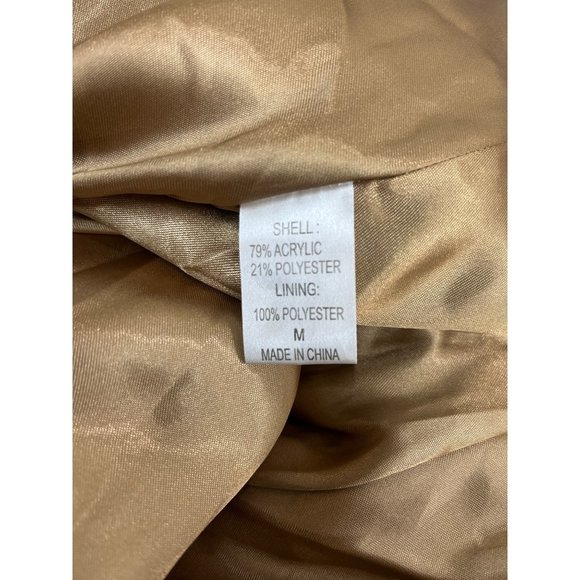 Vintage Chic MARVIN Womens Brown Faux Fur Coat - Picture 9 of 12